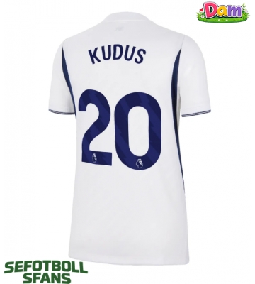 Tottenham Hotspur Mohammed Kudus #20 Hemmatröja Kvinnor 2026-27 Kortärmad